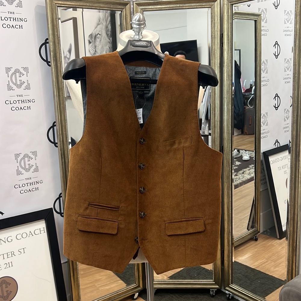 Mens Corduroy Vest